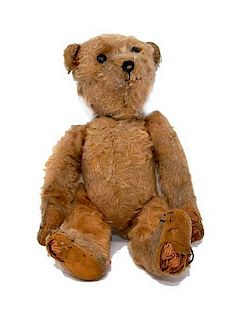 Early 13" Mohair Jointed Teddy Bear
