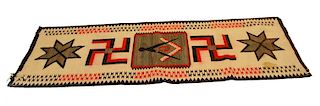 Antique Native American Masonic Rug