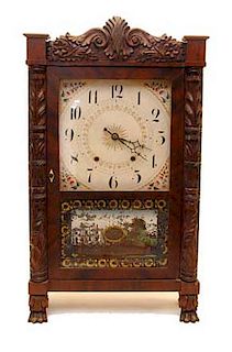 Early Eli Terry Seth Thomas Acanthus Carved Clock