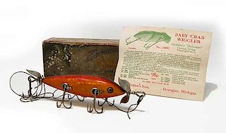 Heddon's Dowagiac Game Fish Minnow Lure in Box.