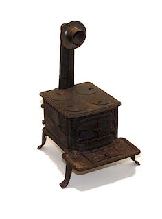 1800's Salesman Sample Child's Cast Iron Stove