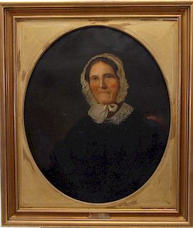 Asher Brown Durand Oil Painting on Canvas of a Woman 