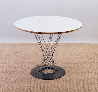 ISAMU NOGUCHI STYLE LAMINATE AND METAL 'CYCLONE' DINETTE TABLE