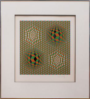 VICTOR VASARELY (1906-1997): UNTITLED