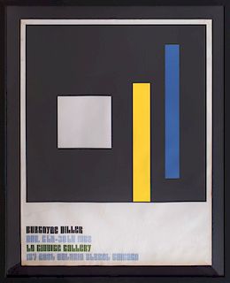 AFTER BURGOYNE DILLER (1906-1965): LO GIUDICE GALLERY POSTER: A PAIR