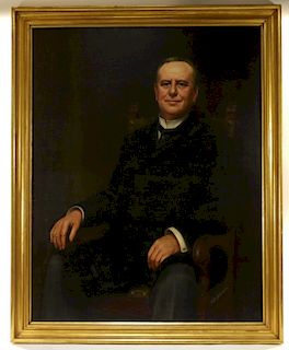 Jean Paul Selinger O/C Portrait of Railway Pioneer