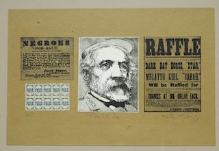 Charles Bragg Robert E. Lee Etching Assemblage