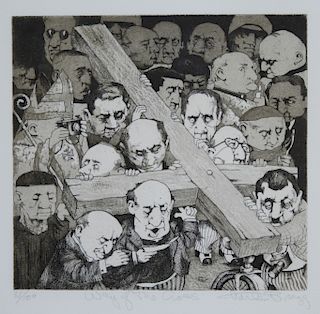 Charles Bragg Way of the Cross Etching 31/100