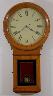 C.1890 E. Howard Boston No.70 Wall Regulator Clock