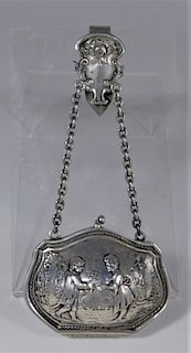 Continental Silver Chatelaine Purse