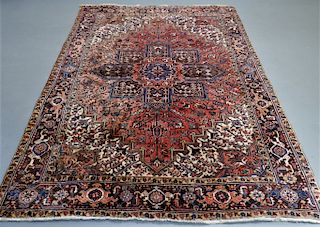 Oriental Persian Heriz Room Size Carpet Rug