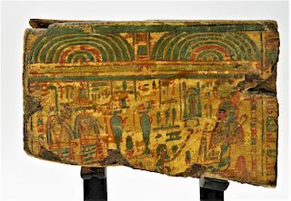 1500 BC Egyptian Canopic Jar Sarcophagus Fragment