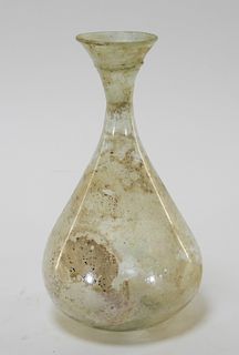 FINE Roman Iridescent Applied Thread Glass Vase