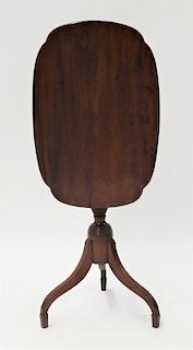 C.1810 NE Federal Cherry Tilt Top Candle Stand