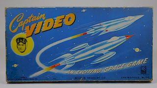 C.1950 Milton Bradley Captain Video Board Game