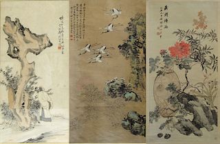 Pair of Chinese Hanging Scrolls.