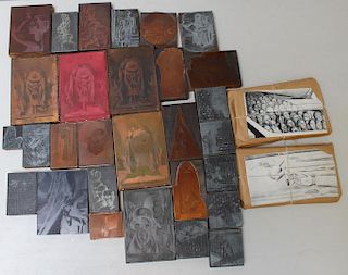 TOBIAS, Abraham. Lot of Assorted Engraving Plates.