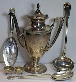 SILVER. Grouping of English Silver.