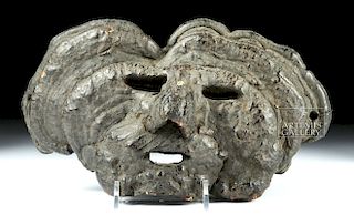 Early 20th C. Fine Nepalese Mushroom Mask