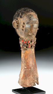 Early 20th C. Nigerian Tiv Bone & Wood Fetish