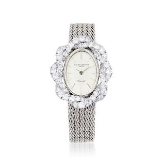 Vacheron & Constantin Diamond Ladies Watch in 18K White Gold retailed by Chaumet