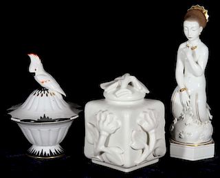 A COLLECTION OF 20TH C MODERN CONTINENTAL CERAMICS
