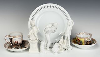 MEISSEN AND OTHER CONTINENTAL PORCELAIN ITEMS