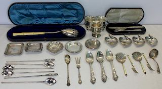 STERLING. Assorted Silver Grouping of Hollow Ware