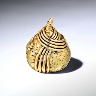 Tiffany & Co. Schlumberger Gold Pillbox