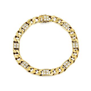 Van Cleef & Arpels Gold and Diamond Bracelet