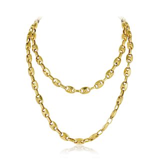Cartier Gold Link Necklace