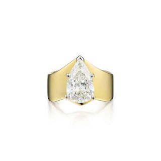 A 2.91-Carat H SI1 Diamond Ring