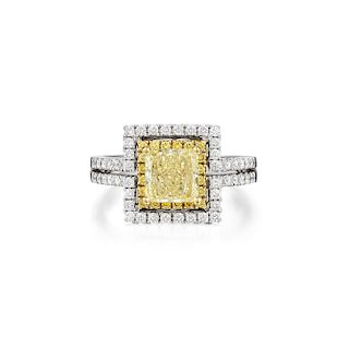 A Yellow Diamond Ring