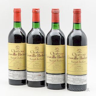 Chateau Leoville Poyferre 1982, 4 bottles