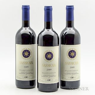 Tenuta San Guido Sassicaia 2009, 3 bottles