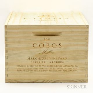 Cobos Malbec Marchiori Vineyard 2011, 6 bottles (owc)