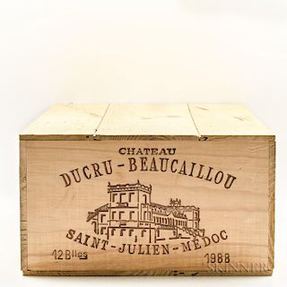 Chateau Ducru Beaucaillou 1988, 12 bottles (owc)