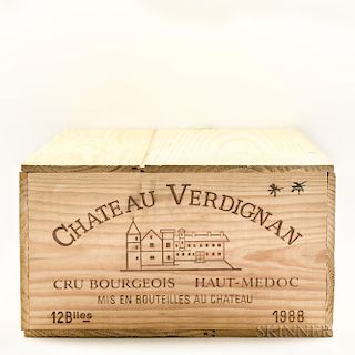 Chateau Verdignan 1988, 12 bottles (owc)