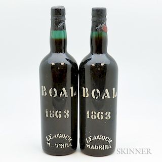 Boal Leacock's Madeira 1863, 2 750ml bottles