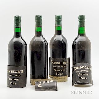 Fonseca Vintage Port 1970, 4 bottles
