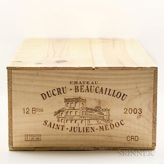Chateau Ducru Beaucaillou 2003, 12 bottles (owc)