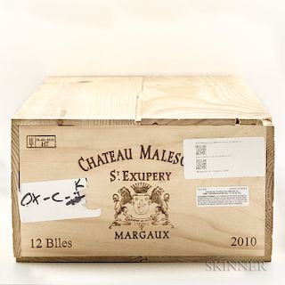 Chateau Malescot St. Exupery 2010, 12 bottles (owc)