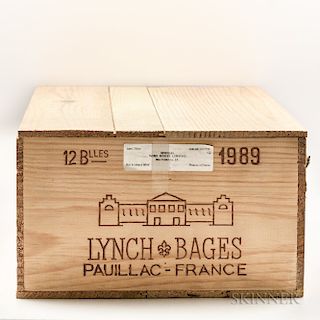 Chateau Lynch Bages 1989, 12 bottles (owc)