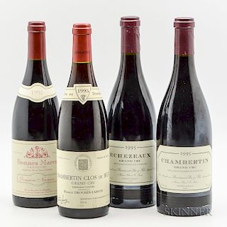 Mixed 1995 Burgundy, 4 bottles