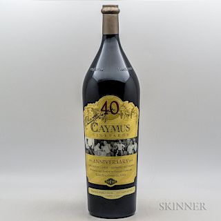 Caymus Cabernet Sauvignon 40th Anniversary 2012, 1 3L bottle
