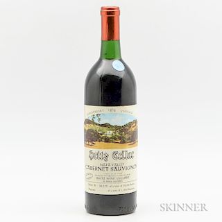 Heitz Cellar Cabernet Sauvignon Martha's Vineyard 1974, 1 bottle