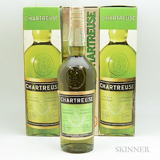 Green Chartreuse, 4 bottles (3 oc)