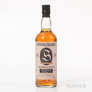Springbank 21 Years Old, 1 750ml bottle