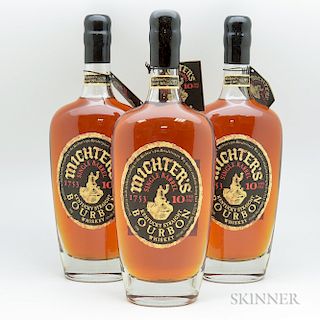 Michter's Bourbon 10 Years Old, 3 750ml bottles