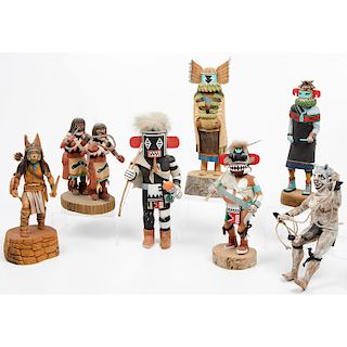 Assorted Hopi Katsina Dolls